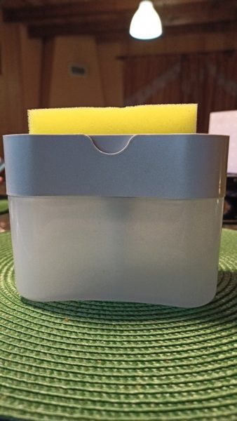 Soap dispenser and sponge holder 2 in 1 - Pump Dispenser photo review