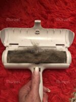 Brush with a handle for picking up pet hair - PetНair photo review