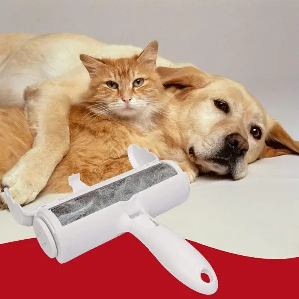 Roller αποχνουδωτής τριχών για κατοικίδια - PetНair » Murzl Brush with a handle for picking up pet hair - PetНair