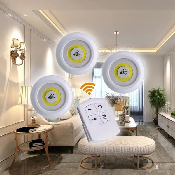 Φωτισμός LED με τηλεχειριστήριο 3 τεμ. – LED light » Murzl Φωτισμός LED με τηλεχειριστήριο 3 τεμ. – LED light - Image 2