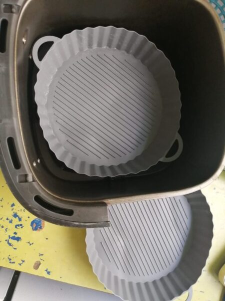 Silicone pad, pan for air fryer photo review