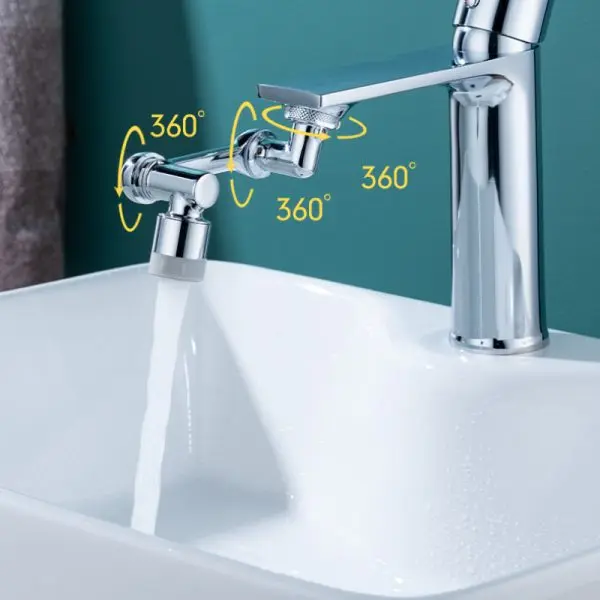 Κινητό ακροφύσιο βρύσης 360 μοιρών – Faucet head » Murzl Κινητό ακροφύσιο βρύσης 360 μοιρών – Faucet head - Image 2