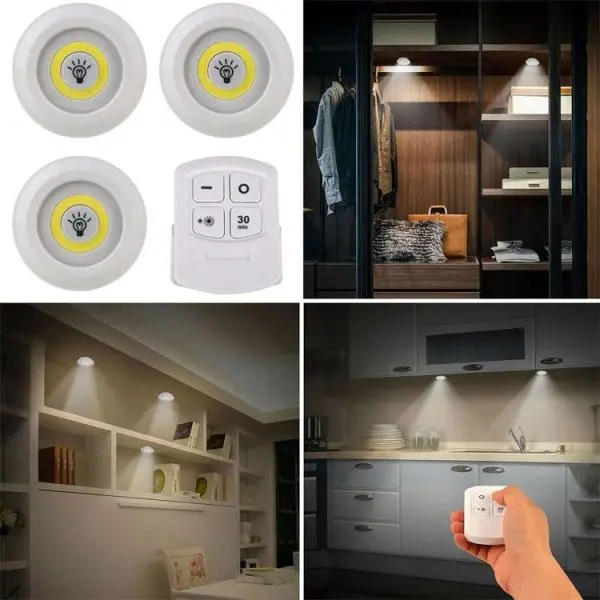 Φωτισμός LED με τηλεχειριστήριο 3 τεμ. – LED light » Murzl d2b4c47b0c0ff9e4e17a991e02e693de