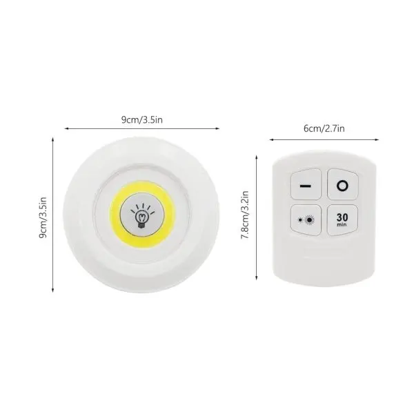Φωτισμός LED με τηλεχειριστήριο 3 τεμ. – LED light » Murzl Φωτισμός LED με τηλεχειριστήριο 3 τεμ. – LED light - Image 5