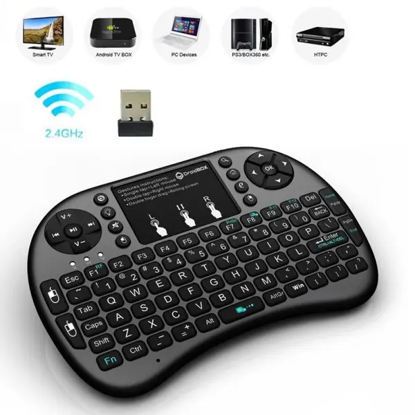 Μίνι ασύρματο πληκτρολόγιο με touchpad – Mini keyboard » Murzl Μίνι ασύρματο πληκτρολόγιο με touchpad – Mini keyboard