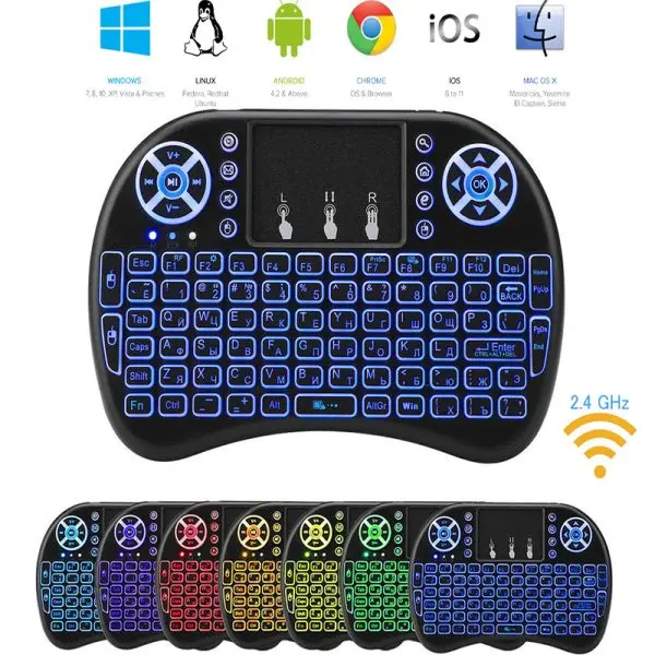 Μίνι ασύρματο πληκτρολόγιο με touchpad – Mini keyboard » Murzl Μίνι ασύρματο πληκτρολόγιο με touchpad – Mini keyboard - Image 2