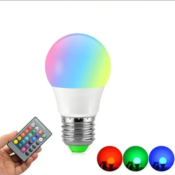 Πολύχρωμος λαμπτήρας LED με τηλεχειριστήριο – LED bulb » Murzl Πολύχρωμος λαμπτήρας LED με τηλεχειριστήριο – LED bulb - Image 2