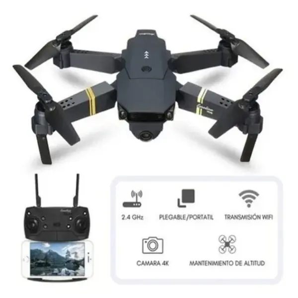 Σετ αναδιπλούμενου drone με διπλή κάμερα - Drone 998PRO » Murzl Σετ αναδιπλούμενου drone με διπλή κάμερα - Drone 998PRO - Image 2