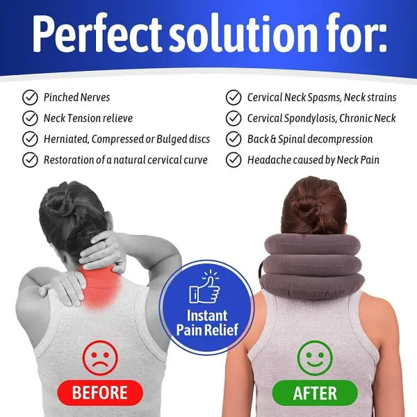 Φουσκωτό θεραπευτικό κολάρο λαιμού – Inflatable pillow » Murzl Φουσκωτό θεραπευτικό κολάρο λαιμού – Inflatable pillow - Image 2