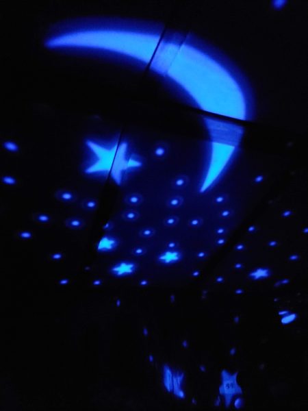 Click to view full screen Lamp for children's room night sky - Starry sky photo review