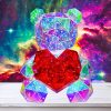 Glowing 3D Bear with Heart, Night Light – BearLove