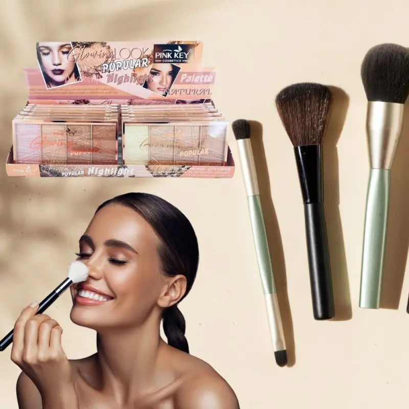 Highlighter Προσώπου, Παλέτα με 4 Απίθανα Χρώματα – FaceHighlighter » Murzl face-highlighter-palette-of-4-incredible-colors