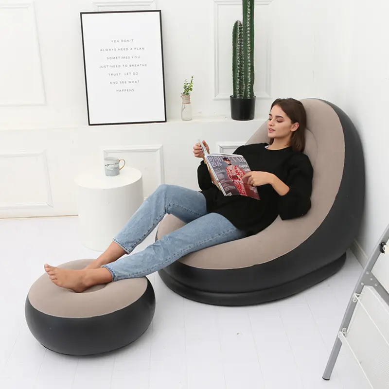 Φουσκωτός Καναπές με Υποπόδιο – InflatableSofa » Murzl Inflatable Sofa with Footrest – InflatableSofa