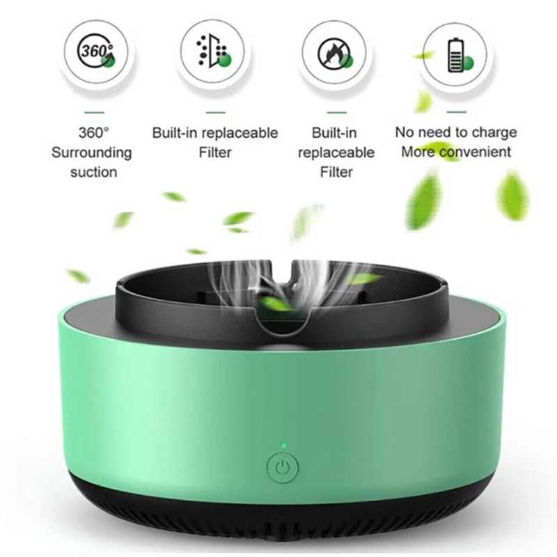 electric-smokeless-ashtray-with-smoke-filter