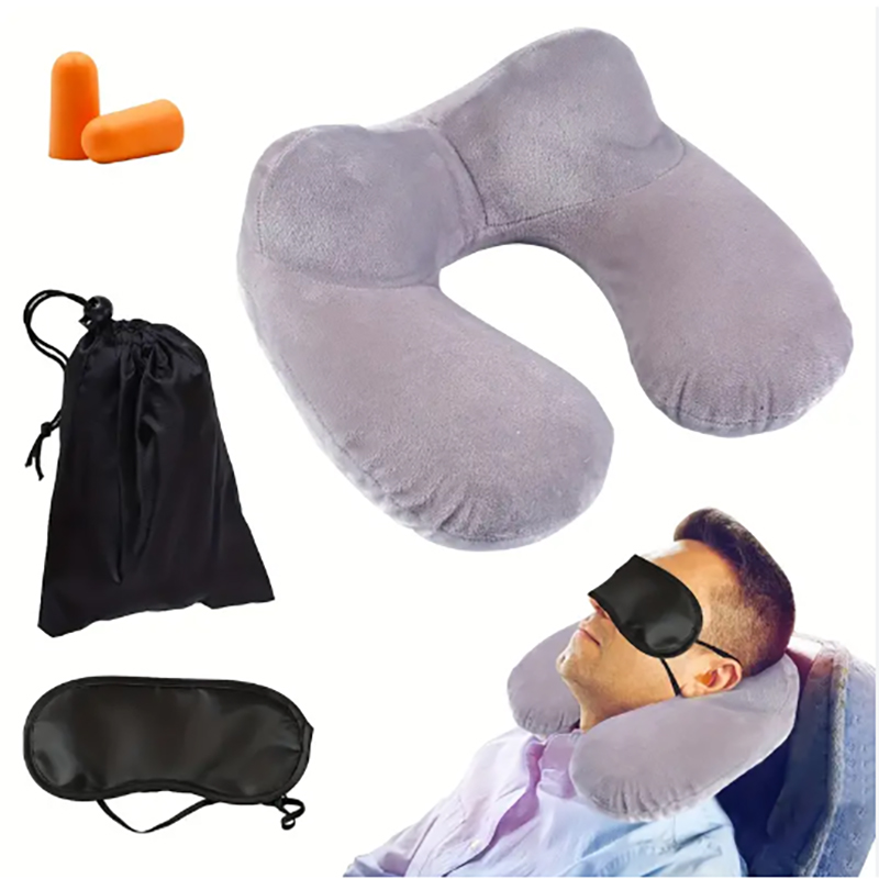 Inflatable travel pillow + eye mask – Travel Kit » Murzl inflatable-travel-pillow-eye-mask-travel-kit