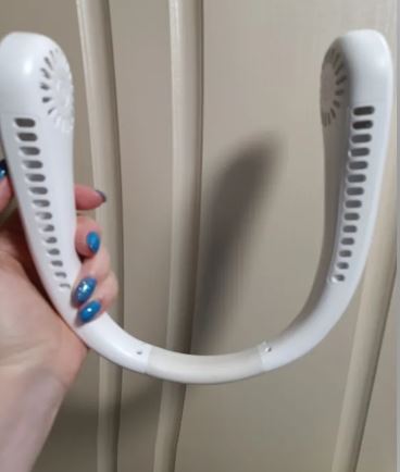 Click to view full screen Portable Rechargeable Neck Fan - NeckFan photo review