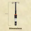 Μικρή Χειροκίνητη Τσουγκράνα Κήπου – HandPaddle » Murzl small-hand-garden-rake-handpaddle