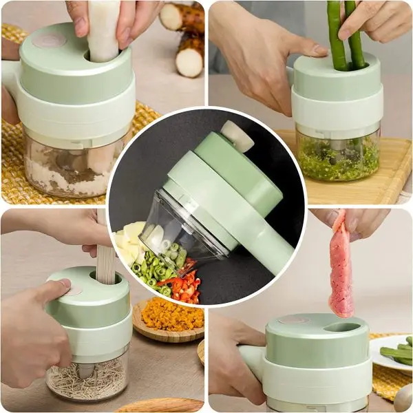 Ηλεκτρικός Πολυκόφτης με Φόρτιση USB – Food Chopper » Murzl electric-food-chopper-with-usb-charging