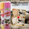 Active foam for dry cleaning for home and car