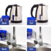 Stainless steel cleaning paste for cookware and sinks
