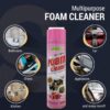 Active foam for dry cleaning for home and car