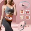 Cordless heating and massaging belt for menstrual pain