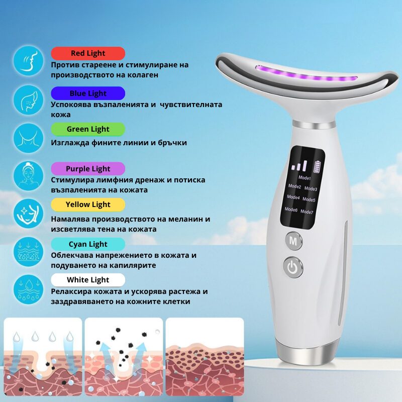 Anti-aging device for facial lifting, EMS massager for face and neck – EMS AntiWrinkle » Murzl EMS AntiWrinkle - Anti-aging device for facial lifting and neck massage
