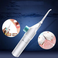 Handheld dental shower, plaque cleaning irrigator