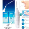 Handheld dental shower, plaque cleaning irrigator