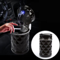 Car ashtray with LED light for stylish and functional use in your vehicle