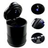 Car ashtray with LED light for stylish and functional use in your vehicle