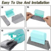 Window and frame cleaning brush with soft cloth for effective cleaning