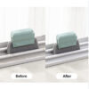 Window and frame cleaning brush with soft cloth for effective cleaning