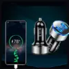 Ψηφιακός φορτιστής αυτοκινήτου με LED οθόνη – CarCharge Dual USB » Murzl Ψηφιακός φορτιστής αυτοκινήτου με LED οθόνη