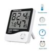 Digital thermometer and hygrometer for room, electronic clock with hygrometer and alarm – DigitalRoomClock » Murzl Digital thermometer and hygrometer for room with clock and alarm