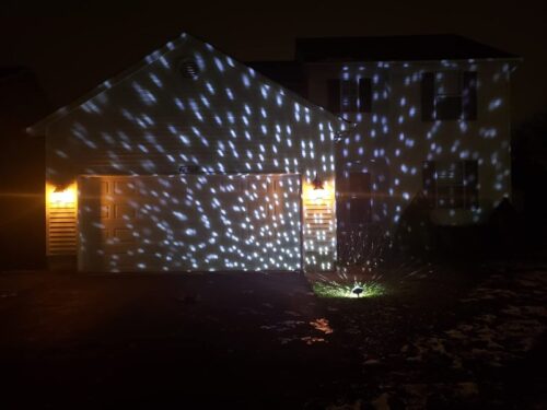 LED προβολέας λέιζερ χιονόπτωσης – ChristmasSnowfall photo review