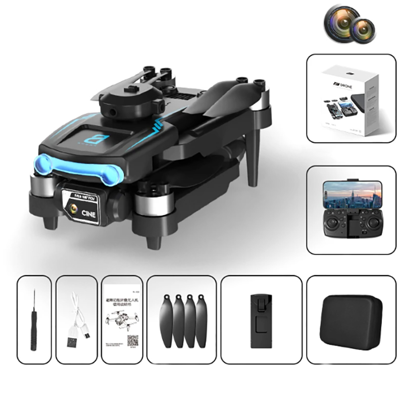 Αναδιπλούμενο drone με 2 κάμερες F169, RGB LED φώτα – Intelligentdrone » Murzl Αναδιπλούμενο drone με 2 κάμερες F169 και RGB LED φώτα