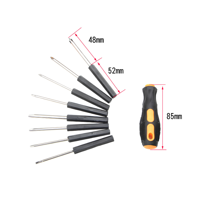Multifunctional screwdriver set 8 in 1 for home repairs