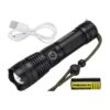 Τακτικός φακός P50 – Flashlight P50 » Murzl Τακτικός φακός P50 με XHP50 LED και κοίλη φακό