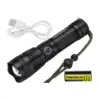 Τακτικός φακός P50 – Flashlight P50 » Murzl Τακτικός φακός P50 με XHP50 LED και κοίλη φακό