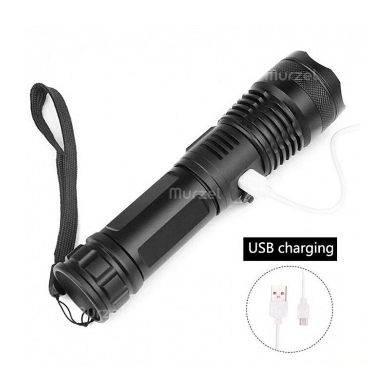 Τακτικός φακός P50 – Flashlight P50 » Murzl Τακτικός φακός P50 με XHP50 LED και κοίλη φακό