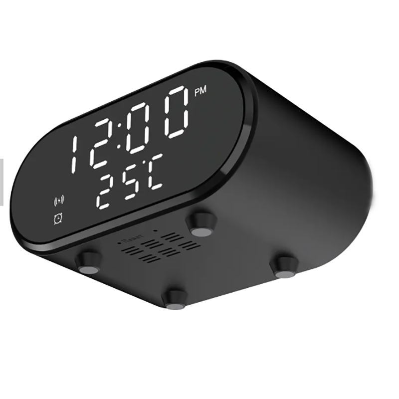 Ρολόι LED, ασύρματη συσκευή φόρτισης – LEDClock » Murzl Ρολόι LED με ασύρματη φόρτιση