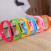 Silicone mosquito bracelet with essential oils for children and adults