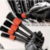 Set of 5 multifunctional brushes for car cleaning