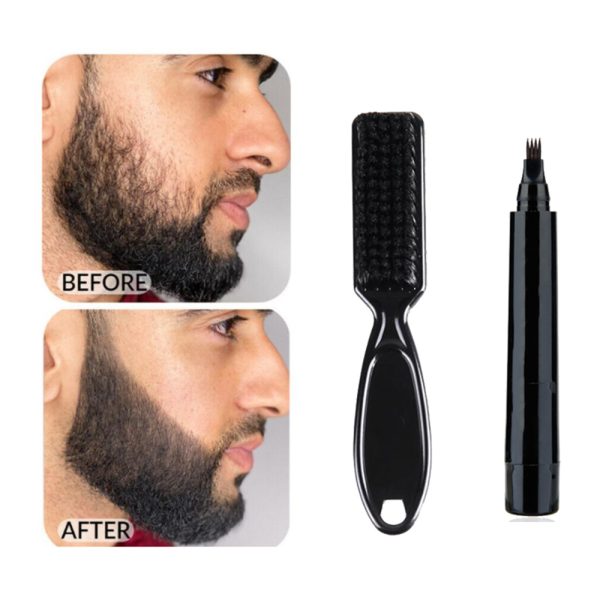 Αδιάβροχο κιτ συμπλήρωσης γενειάδας – Beard pencil » Murzl Αδιάβροχο κιτ συμπλήρωσης γενειάδας με βούρτσα και μολύβι