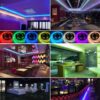 Αυτοκόλλητη RGB LED ταινία 5 μέτρων με τηλεχειριστήριο – RGB LED Strip » Murzl Αυτοκόλλητη RGB LED ταινία 5 μέτρων με τηλεχειριστήριο