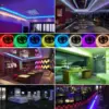 Αυτοκόλλητη RGB LED ταινία 5 μέτρων με τηλεχειριστήριο – RGB LED Strip » Murzl Αυτοκόλλητη RGB LED ταινία 5 μέτρων με τηλεχειριστήριο