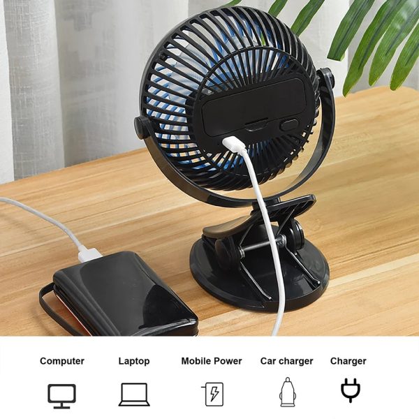 Powerful portable USB fan