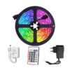 Αυτοκόλλητη RGB LED ταινία 5 μέτρων με τηλεχειριστήριο